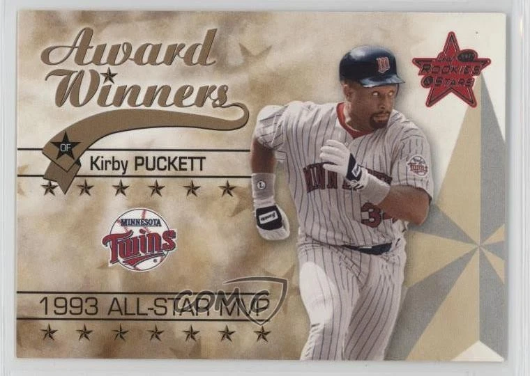 2002 Leaf Rookies & Stars Award Winners Kirby Puckett #274 HOF - Image 1 of 2