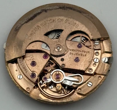 Omega 552 Watch Movement Automatic Vintage 24 Jewels Swiss Parts Repair 28.4mm - Image 1 of 4