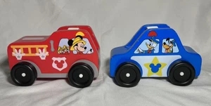 Disney Melissa und Doug Mickey Mouse Clubhaus Einsatzfahrzeuge aus Holz - Bild 1 von 8