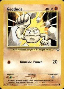 Pokemon Geodude Neo Revelation 44/64 Light Play LP+ or Better - Picture 1 of 2