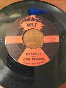 Otis Redding RESPECT OLE MAN TROUBLE SOUL Music 45 PLAYS VG Light Bend Plays - Picture 1 of 9