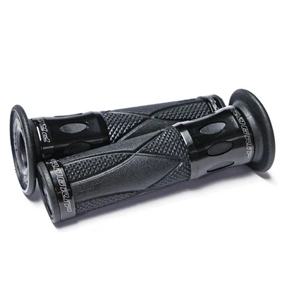 Progrip Poignées de Guidon Alu/Noir pour Suzuki GSX600F 88-97 GN72B GSX600 GSX - Photo 1/2