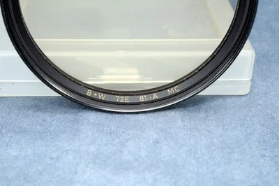 B+W 72mm 81A  72 E Conversion Warming Glass Lens Filter- Germany - Image 1 of 4