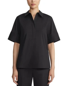 Lafayette 148 New York Half Placket Camp Shirt Women's - Picture 1 of 7