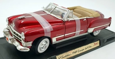 Road Signature 1/18 Scale Diecast 92308 - 1949 Cadillac Coupe De Ville - Red - Image 1 of 4