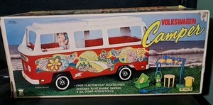 VINTAGE 1970'S BARBIE/SKIPPER VOLKSWAGEN CAMPER /COMPLETE SET /ORIGINAL BOX - Picture 1 of 24