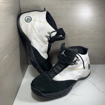 Tênis Masculino Air Jordan Preto Branco 317176-171 2007 Team Vintage Tamanho 16 - Imagem 1 de 4