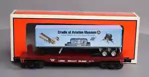 LIONEL 6-52586 Cradle of Aviation Museum Trailer on flatcar. N.L.O.E.  S-A - Picture 1 of 1