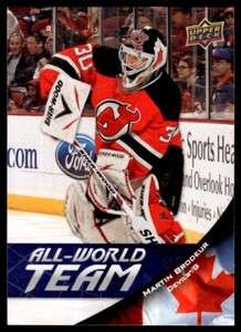 2011-12 Upper Deck All-World Team Martin Brodeur New Jersey Devils #AW19 R82