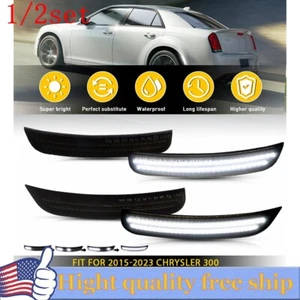 Fit 03-07Infiniti G35 Coupe White LED Front Bumper Side Marker Light Clear 2/4/6 - Picture 1 of 21