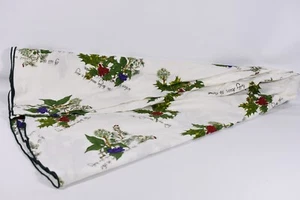 PORTMEIRION El acebo y la hiedra mantel 60" redondo RARO - Imagen 1 de 5