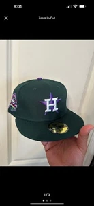 astros fitted hats 7 5/8 - Picture 1 of 3