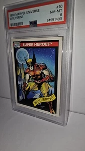 1990 Impel Marvel Universe Wolverine #10 PSA 8 NM-MT - Bild 1 von 6