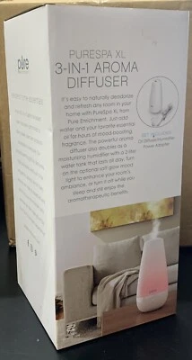 Pure Enrichment PureSpa XL 3-in-1 Cool Mist Humidifier Essential PESPAXL - Image 1 of 4