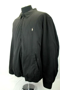 POLO BY RALPH LAUREN MEN'S BLACK LINED JACKET SIZE 4XLT VGC! - Picture 1 of 7