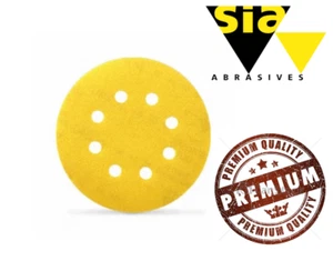 125mm 5" Sanding Discs 40 - 800 Grit Orbital Sander 8 Hole Sanding Pads Alox - Picture 1 of 6