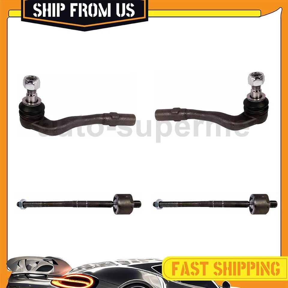 4x Extremidade da haste de amarração de direção Delphi esquerda direita externa para Mercedes-Benz E550 2010-2011 - Imagem 1 de 4