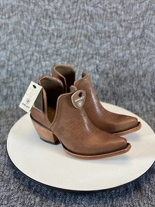 Ariat Dixon Stiefel Damengröße 6 B braun Eidechsenmuster Cowboystiefel - Bild 1 von 9