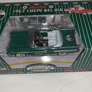 Gearbox Collectables Sky Chief 1957 Chevy Belair Green Box Green Pedal Car NOS - Picture 1 of 8