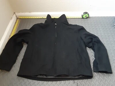 Merona Black Wool Jacket Men's Size Large Coat #S195 - Image 1 of 4