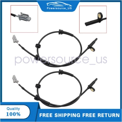Conjunto de sensor de velocidad de rueda ABS delantero de 2 piezas para Nissan Rogue 2008-2014 2,5 L nuevo Foto 1 de 4