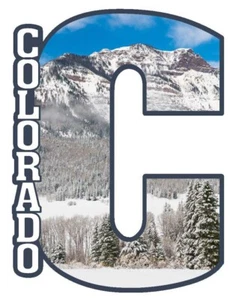 Colorado Capital C Collage Design Fridge Magnet - Picture 1 of 1
