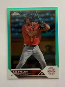 SAL FRELICK Brewers 2023 Topps Pro Debut Aqua Chrome Refractor #PDC-174 /75 - Picture 1 of 2