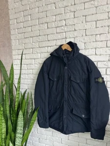 Stone Island Micro Reps Down Jacket Size L - Men’s Lightweight Puffer Coat,Black - Picture 1 of 10