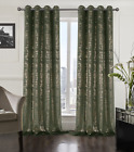 Always4u Sage Green Soft Velvet Curtains 108 Inch Length Long Luxury Bedroom ...