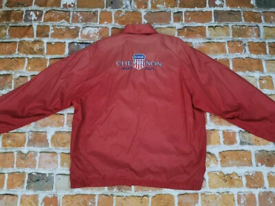 Chevignon Che Vintage Jacket Sport Dept Kamin Red Casual Size L Tip Top - Image 1 of 4