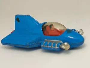 Vintage 1979 Corgi Supermobile #11 DC Comics Working Fists 1:64 Blue Diecast - Picture 1 of 6
