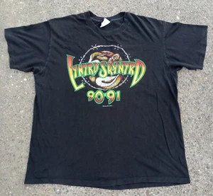 Vintage Lynyrd Skynyrd 1991 Tour T-Shirt Rockband 90er Jahre Größe XL - Bild 1 von 12
