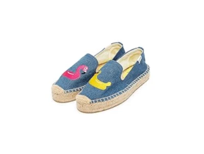 ZAPATOS SIN CORDONES PLANOS SOLUDOS PARA MUJER PATO Y FLAMAGO $85 NUEVOS CON ETIQUETAS TALLA 6.5 Foto 1 de 4