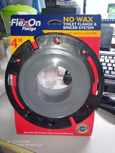 FlexOn, kein Wachs, WC-Flansch Reparatur und Abstandshaltersystem mit allen extra Teilen - Bild 1 von 7