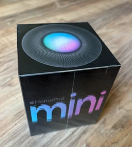 Apple HomePod Mini Schwarz neu Originalverpackung ungeöffnet - Bild 1 von 2