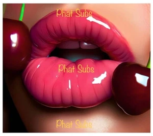 20oz Sublimation Tumbler Wrap Juicy Cherry Lips Ready To Press Transfer - Picture 1 of 1