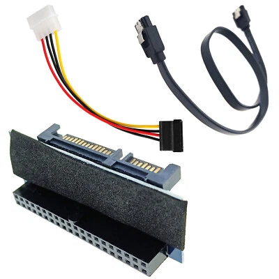 IDE 40pin Hard Disk to SATA Converter 3.5" HDD Drive Data Power Cable Adapter - Image 1 of 4