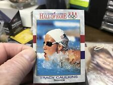 TRACY CAULKINS SWIMMING 1991 IMPEL U.S.A. OLYMPIC HALL OF FAME CARD # 45