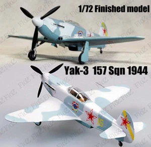 WWII Russian Yakovlev Yak-3 157 Sqn 1944 1/72 finished plane Easy model - Picture 1 of 9
