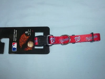 ВАШИНГТОН NATIONAL 9 «-14» длиной собаки/домашнего животного воротник размер маленький 5/8» широкий новый с Ярлыками Sparo - Изображение 1 из 4