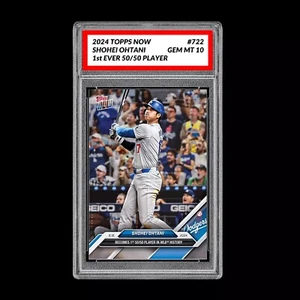 GRADED 10 💥Shohei Ohtani 50/50 2024 MLB TOPPS NOW Card 722 First Ever! - Bild 1 von 3