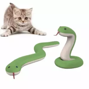 Gato Serpiente Juguete Serpiente Juguete Gatito Gato Masticar Juguete Mascota Gato Juguete Suministros B7K8 YHU - Imagen 1 de 11