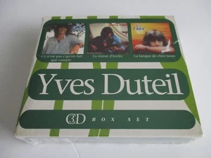 Ives Duteil Box Set 3 CDs La Statue D'ivoire/La Langue De Chez Nous/Ives Du NEW - Picture 1 of 5
