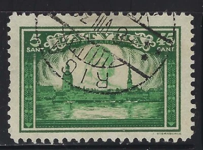 Letonia 1932 Milicia Mantenimiento Set Sc# B82-86 Usado Foto 1 de 2