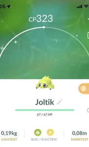 Shiny Joltik Pokemon Gen5 Go Same/30 Day Pokémon Galvantula Unova Read Desc - Bild 1 von 1