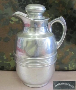 WW2 ORIGINAL MARINA DE GUERRA ALEMANA SUBMARINO ALUMINIO TÉ CAFÉ TERMO JARRA - Imagen 1 de 10
