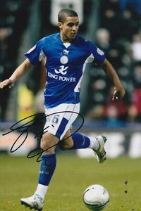 Kyle Naughton Hand Signed 12x8 Photo - Leicester City - Football Autograph. - Picture 1 of 1