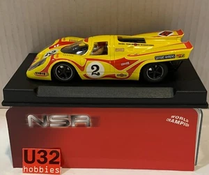 SLOT CAR NSR HL03D PORSCHE 917 K #2 9H.KYALAMI 1970 MARTINI HYPPY - Foto 1 di 8