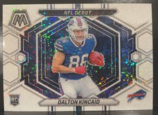 2023 MOSAIC WHITE SPARKLE DALTON KINCAID NFL DEBIT ROOKIE CARD #ND-20 BILLS (RC)