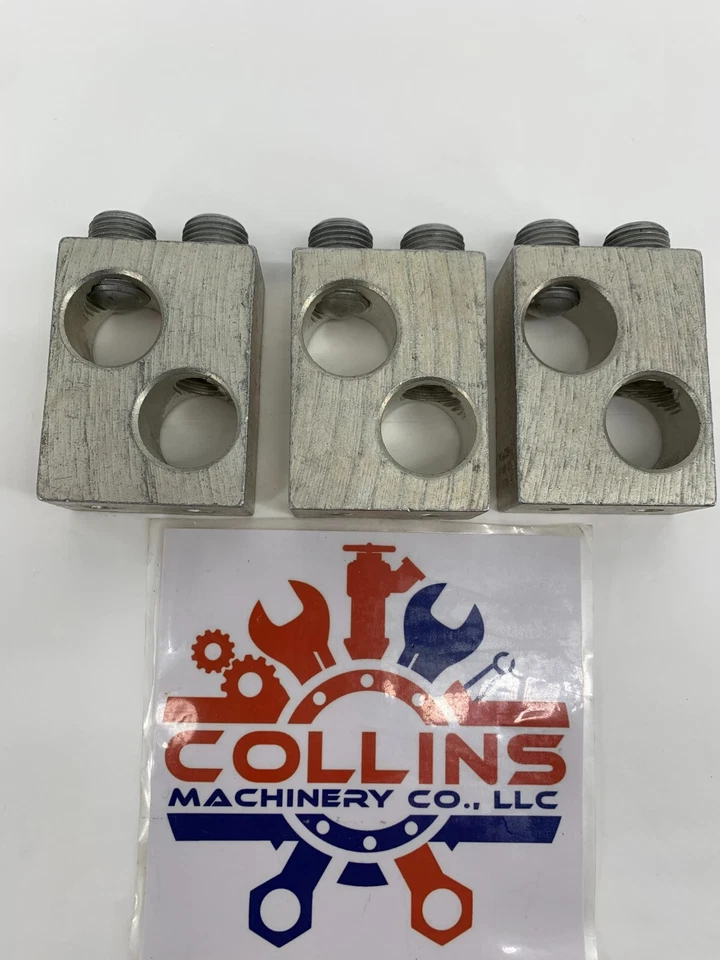 CMC CDA-501 TA600LA Type LA HLA 600A Mechanical Lug Terminal Block Lot of 3 - Image 1 of 4